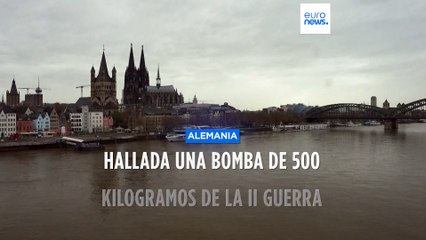 Aterrador hallazgo en Colonia de una bomba que no explotó en la II Guerra Mundial
