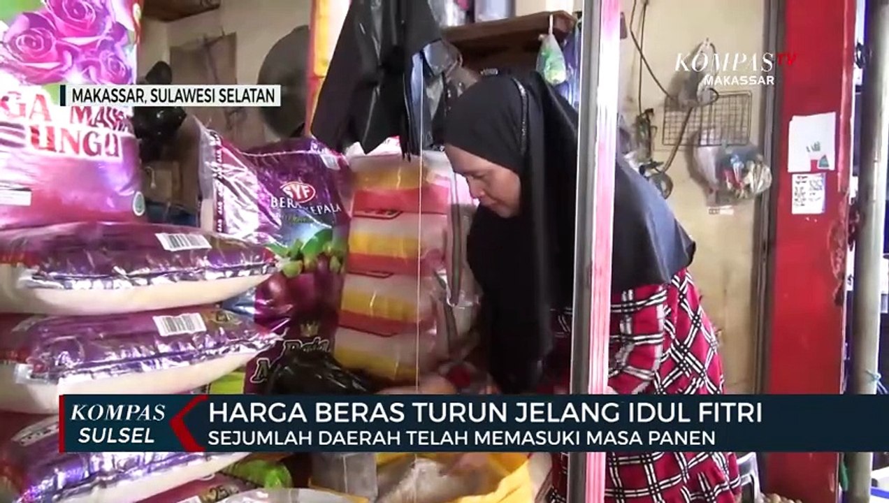 Jelang Lebaran Harga Beras Mulai Turun