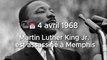  4 avril 1968 - Martin Luther King Jr. est assassiné à Memphis