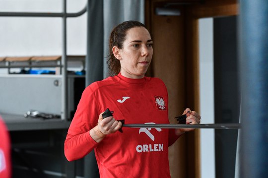 Monika Kobylińska przed meczami Polska - Kosowo