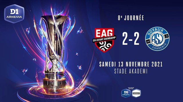 J8 EA Guingamp - ASJ Soyaux Charente (2-2)