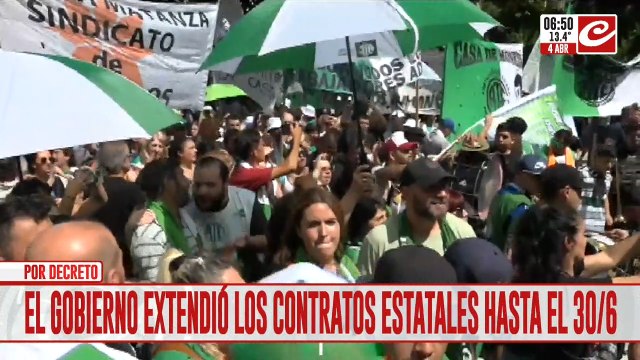 El Gobierno extendió los contratos estatales hasta el 30 de junio