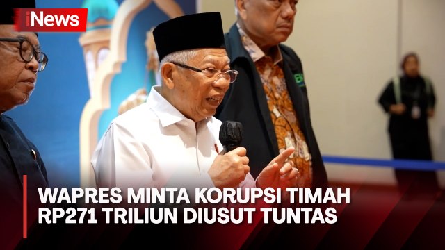 Minta Korupsi Timah Rp271 Triliun Diusut Tuntas, Wapres: Kembalikan Uang Rakyat