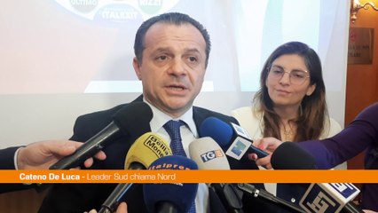 Europee, Cateno De Luca "Puntiamo a ben oltre il 4%"