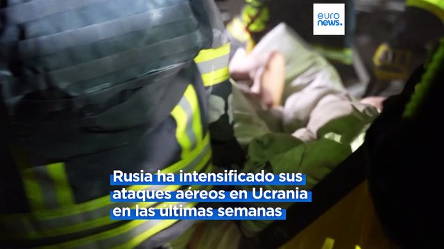 Guerra en Ucrania: Mueren tres rescatistas y un civil tras una oleada de ataques rusos a Járkov