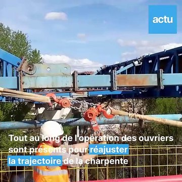 Autoroute A69 : chantier du viaduc de l'Agout