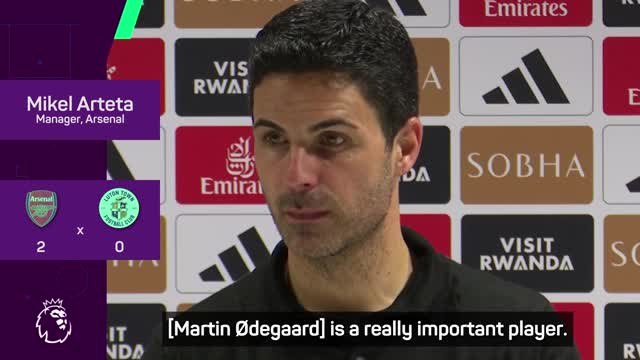 Odegaard 'vital' for Arsenal's title push - Arteta