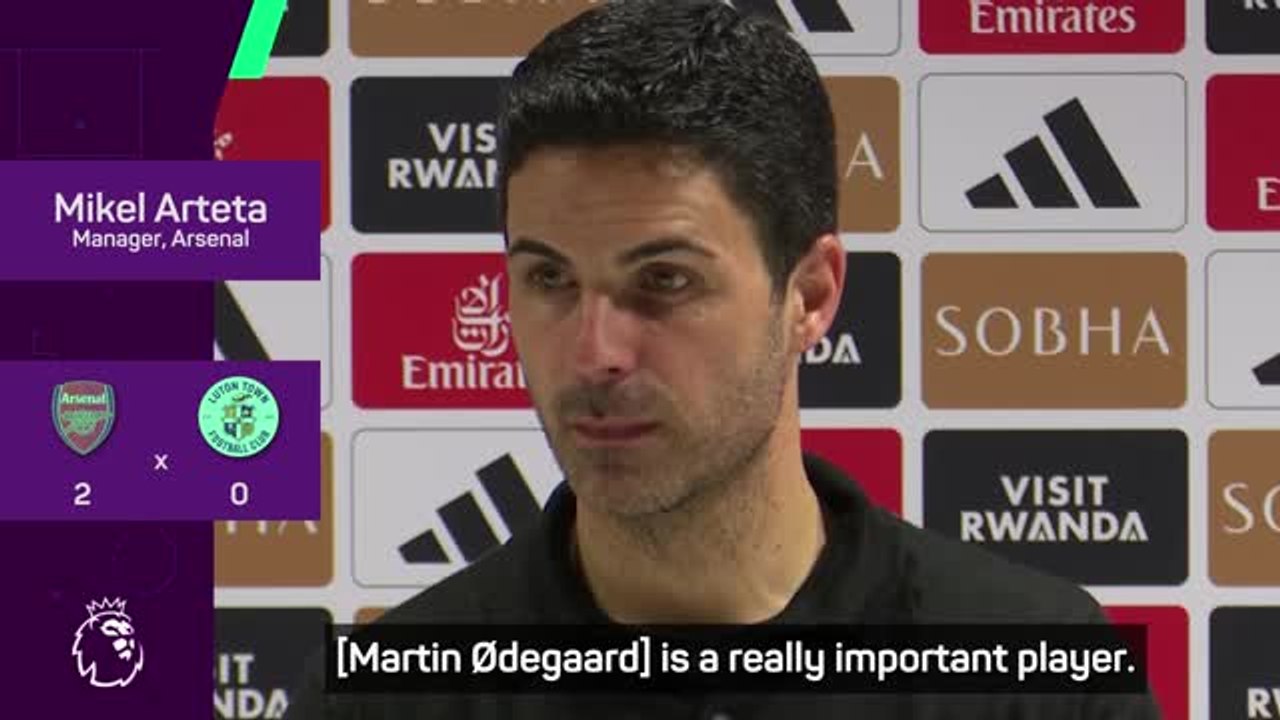 Odegaard 'vital' for Arsenal's title push - Arteta