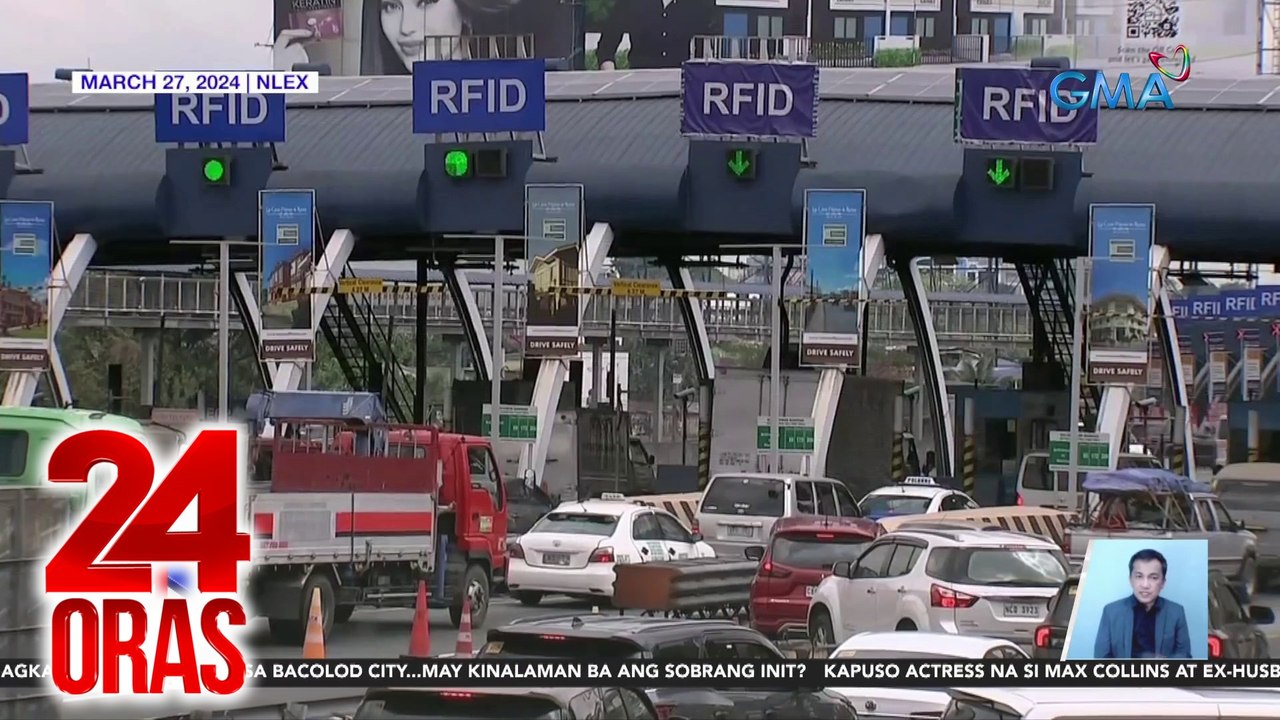 Mga daraan sa tollway na walang load o depektibo ang RFID, pinag-iisipang parusahan | 24 Oras