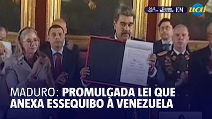 Maduro promulga lei que anexa Essequibo à Venezuela