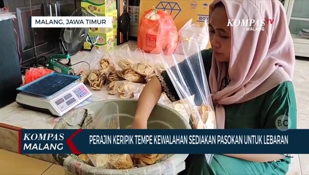 Perajin Keripik Tempe Kewalahan Sediakan Pasokan Untuk Lebaran