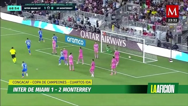 Rayados consigue importante victoria sobre Inter Miami en ida de cuartos de la Concacaf Champions Cup