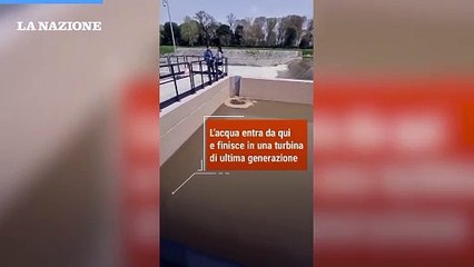 Video herunterladen: Energia pulita dall'Arno, ecco come funziona una centrale idroelettrica