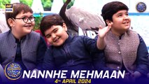 Nannhe Mehmaan | Kids Segment | Waseem Badami | Ahmed Shah | 4 April 2024 | #shaneiftar