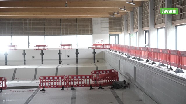 Visite du chantier de la nouvelle piscine de Louvain-la-Neuve