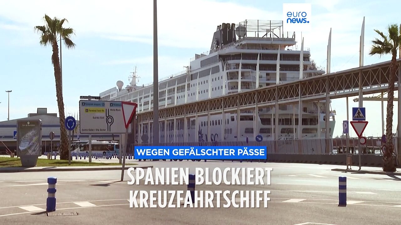 Passagiere mit gefälschten Dokumenten: Spanische Behörden halten Kreuzfahrtschiff fest