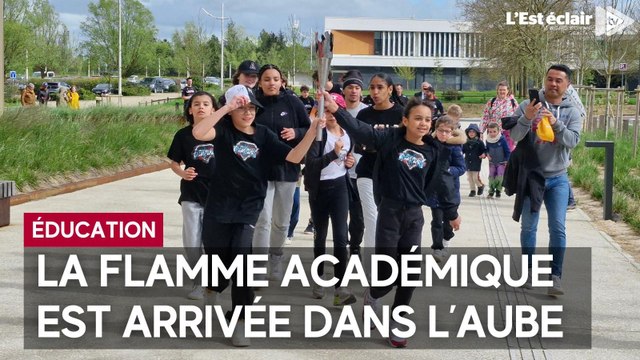 Après la Marne, la Haute-Marne, les Ardennes, la flamme académique est arrivée dans l'Aube