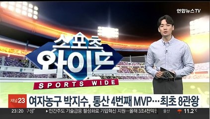 Télécharger la video: 여자농구 박지수, 통산 4번째 MVP…최초 8관왕