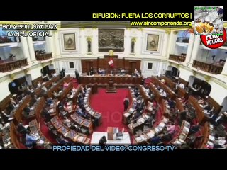 EL CONGRESO DIO VOTO DE CONFIANZA, PERO CONDICIONADO A QUE EL GOBIERNO, CON ESTE GABINETE, ENMIENDAN RUMBOS Y TRABAJEN LIMPIAMENTE SIN CORRUPCIÓN