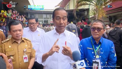 Presiden Joko Widodo Mengungjungi RSUD H. Hanafie Muara Bungo