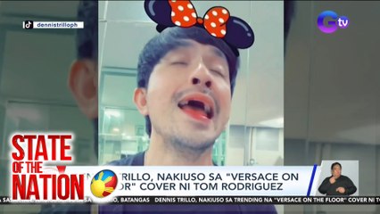 Dennis Trillo, nakiuso sa "Versace on the floor" cover ni Tom Rodriguez | SONA