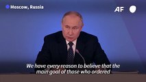 'Islamic fundamentalists had no reason to target Russia', says Putin