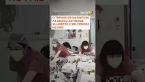 Enfermeiras de Taiwan agarram incubadoras para salvar bebês durante terremoto #shorts