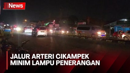 Waspada, Jalur Arteri Cikampek Minim Lampu Penerangan Pengendara Diimbau Hati-Hati