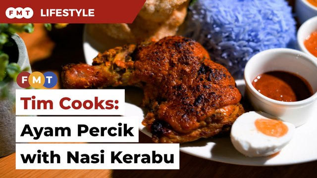 Tim Cooks: Ayam Percik with Nasi Kerabu [Ramadan Edition]