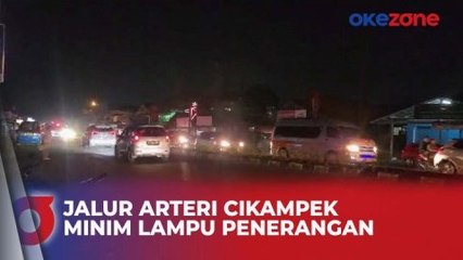 Jalur Arteri Cikampek Minim Lampu Penerangan, Pengendara Diimbau Berhati-Hati