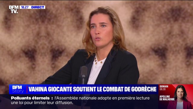 Vahina Giocante: Au cinéma, vous avez un supérieur hiérarchique qui peut vous demander, dans le cadre du travail, de vous mettre à poils