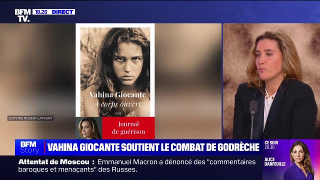 Vahina Giocante sur son soutien à Judith Godrèche: Plus on est nombreuses, plus on est fortes (...) C'est important de se soutenir
