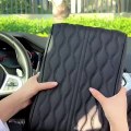Leather Car Armrest Box Pad, [Universal Style] - Waterproof Car Center Console Cover Pad Leather Auto Armrest Cover, Arm Rest Cushion Pads for SUV/Truck/Vehicle (Type A-Black)