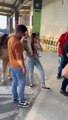 VÍDEO: Em ideia inédita, fã de Joinville vai com cavalo no aeroporto para conhecer Ana Castela