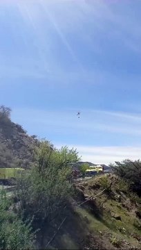 Incendio en la cumbre de Tejeda, en Gran Canaria