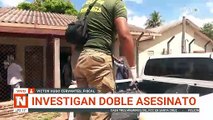 Investigan doble asesinato