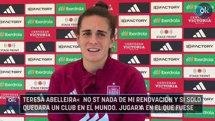 Teresa Abelleira: "No sé nada de mi renovación y si sólo quedara un club en el mundo, jugaría en el que fuese"