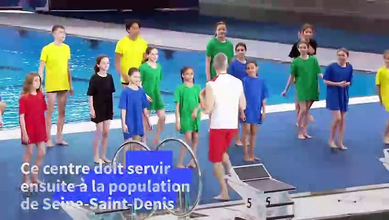 JO-2024: inauguration du Centre aquatique olympique de Saint-Denis