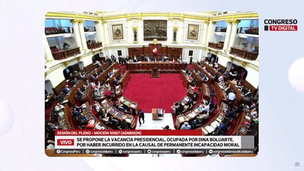 Congresso do Peru rejeita dois pedidos para destituir Boluarte