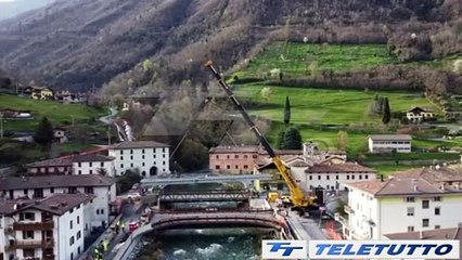 Video News - Il ponte sul Caffaro a metà dell'opera