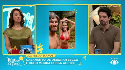 Chega ao fim casamento de Deborah Secco e Hugo Moura| Melhor da Tarde