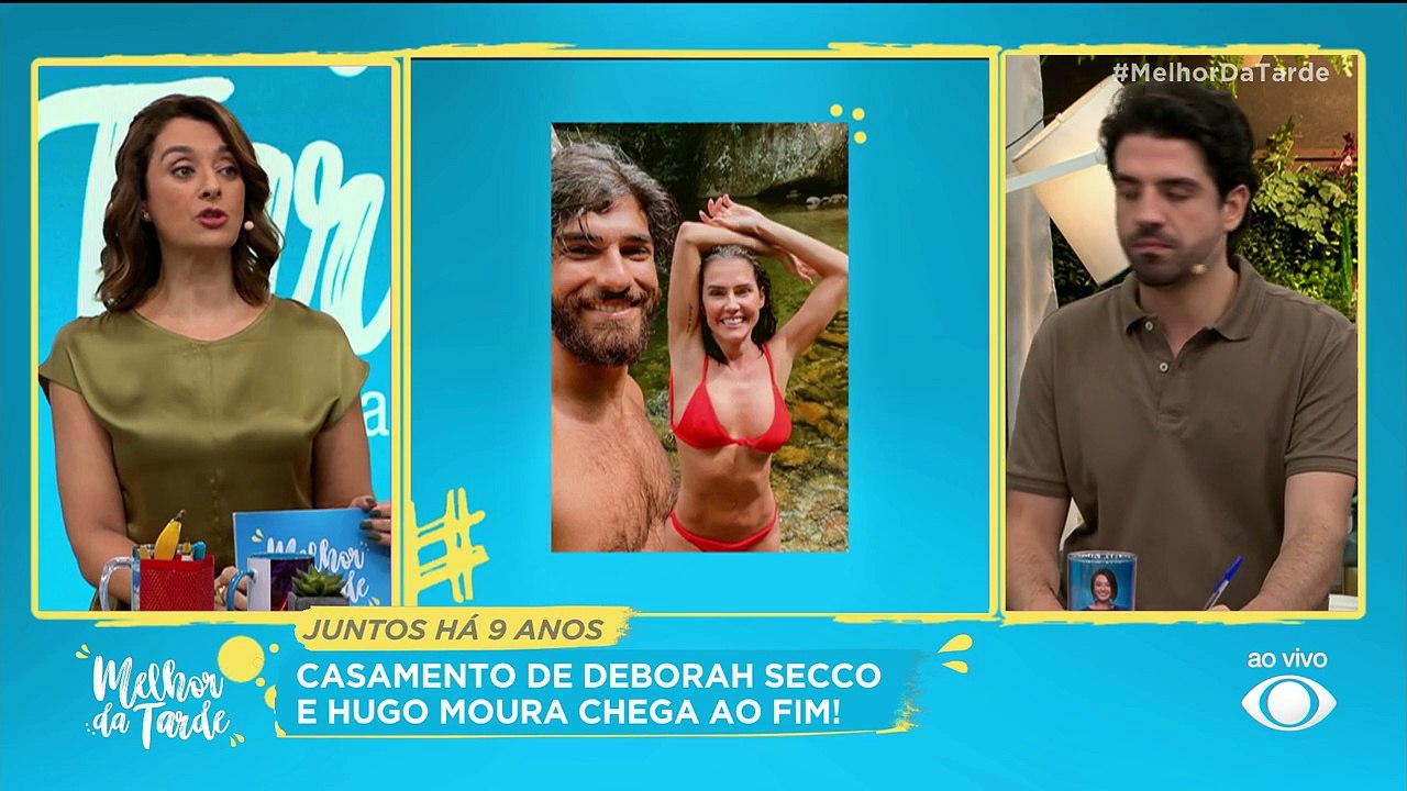 Chega ao fim casamento de Deborah Secco e Hugo Moura| Melhor da Tarde