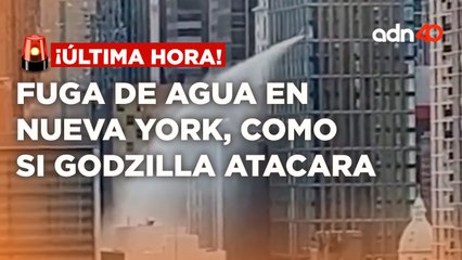 ¡Última Hora! Un edificio en Nueva York sufre una fuga de agua, es impactante