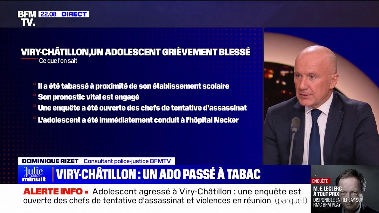 Adolescent agressé à Viry-Châtillon: "Rien ne dit que c'est une rixe inter-quartier", indique la préfète de l'Essonne à BFMTV