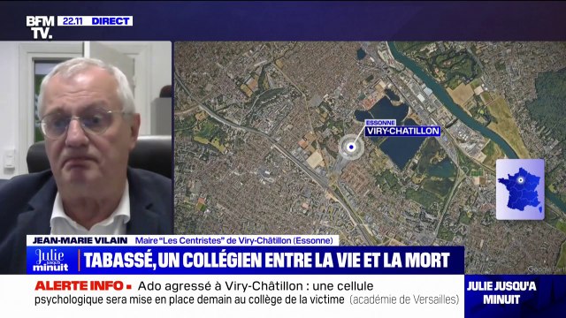 Adolescent agressé à Viry-Châtillon: Il a été agressé entre deux cages d'escaliers par trois ou quatre personnes qui l'ont roué de coups , indique le maire de la ville, Jean-Marie Vilain