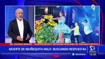 Dr. Osvino Maraví sobre fallecimiento de Muñequita Milly: 