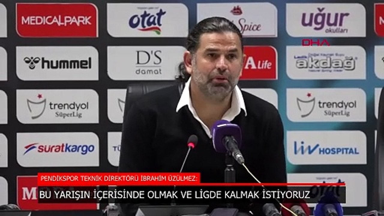 İbrahim Üzülmez: Ligde kalmak istiyoruz