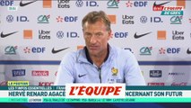 H. Renard « Je ne répondrai plus à aucune question sur mon futur » - Foot - Bleues