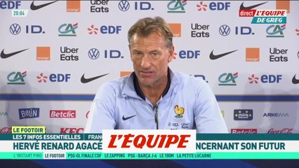 H. Renard « Je ne répondrai plus à aucune question sur mon futur » - Foot - Bleues