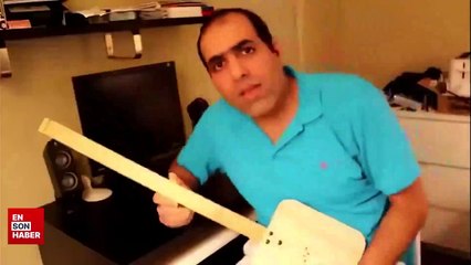 Tamir ettiği herşey elinde patlayan adam